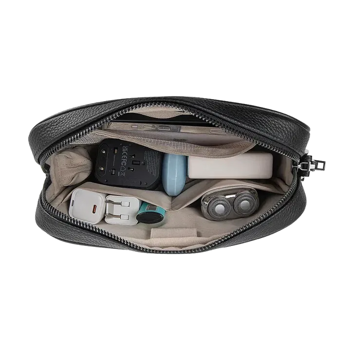 WiWU Master Genuine Leather Fingerprint Lock Pouch