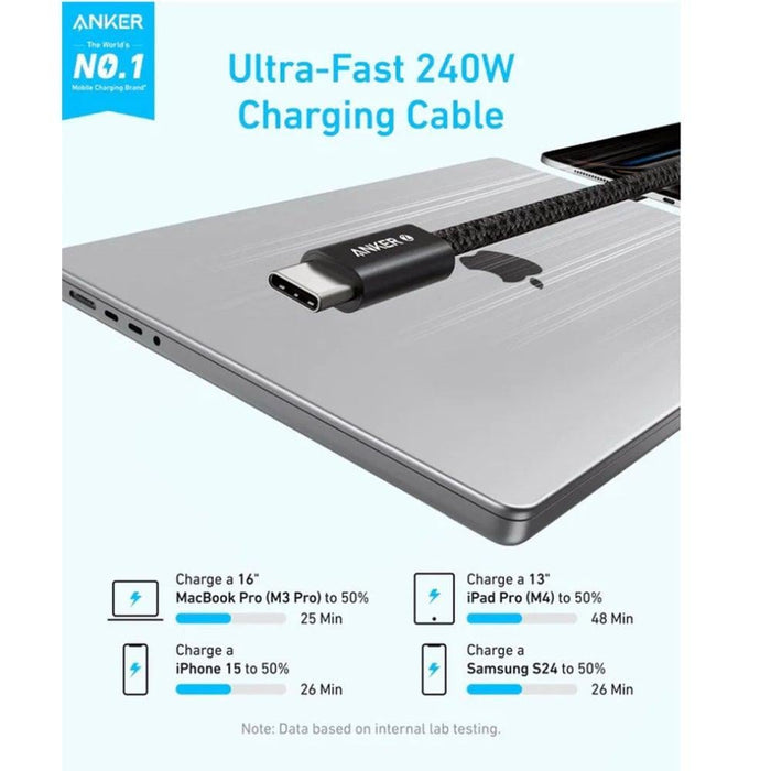 Anker Zolo USB C to USB C 240W
