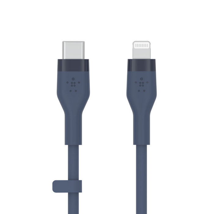 كابل Belkin BOOST CHARGE من السيليكون USB-C إلى Lightning بطول 1 متر