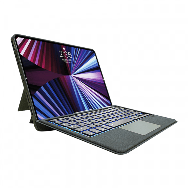 لوحة مفاتيح مغناطيسية قابلة للطي من Wiwu لجهاز iPad مقاس 10.2 بوصة و10.5 بوصة لجهاز iPad 7/8/9