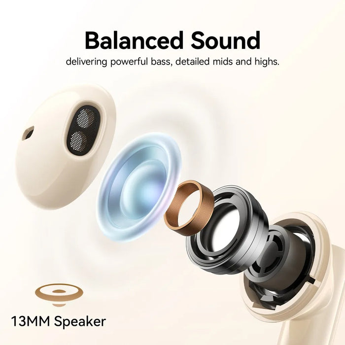 Joyroom JPods True Wireless Half In-Ear Headphones Dual-Mic ENC