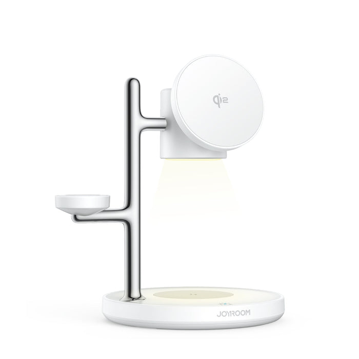 JR-W23 Qi2 4-in-1 Wireless Charger-White