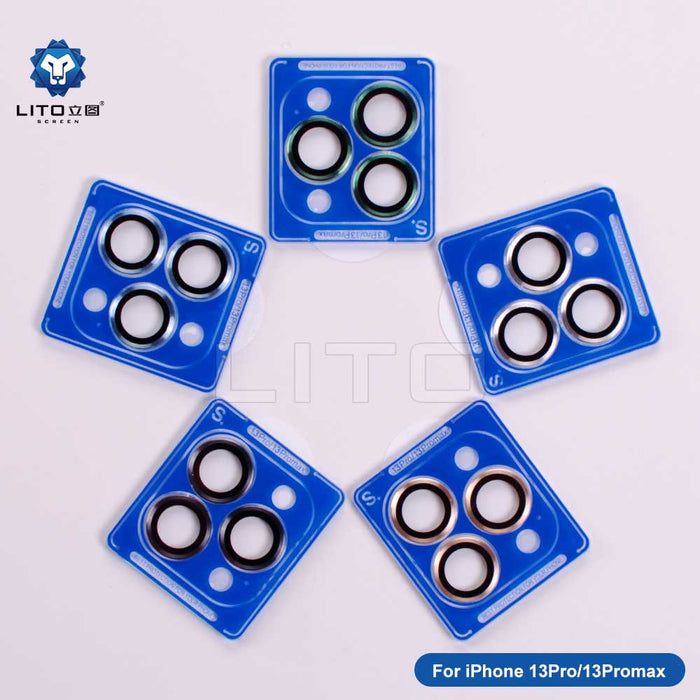 حلقة عدسة الكاميرا المعدنية LITO S+ مع أداة تثبيت سهلة لسلسلة iPhone 12-16