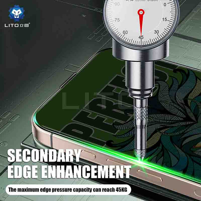واقي شاشة LITO D+ Ultra Silicone Edge للخصوصية مع لاصق كامل