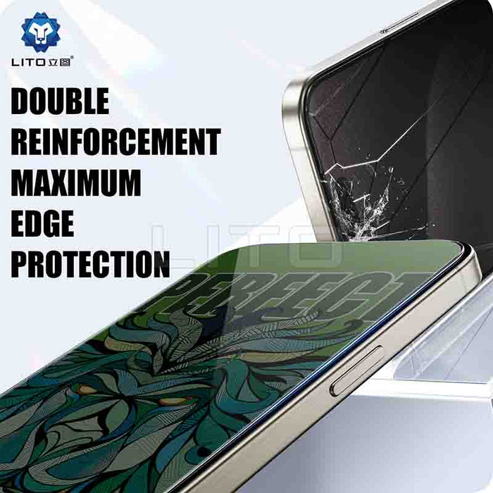 واقي شاشة LITO D+ Ultra Silicone Edge للخصوصية مع لاصق كامل