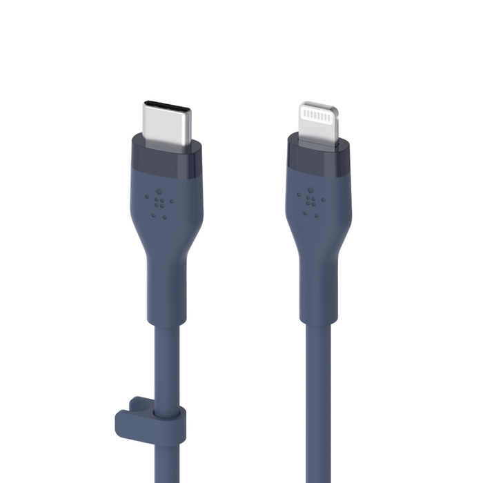 كابل Belkin BOOST CHARGE من السيليكون USB-C إلى Lightning بطول 1 متر