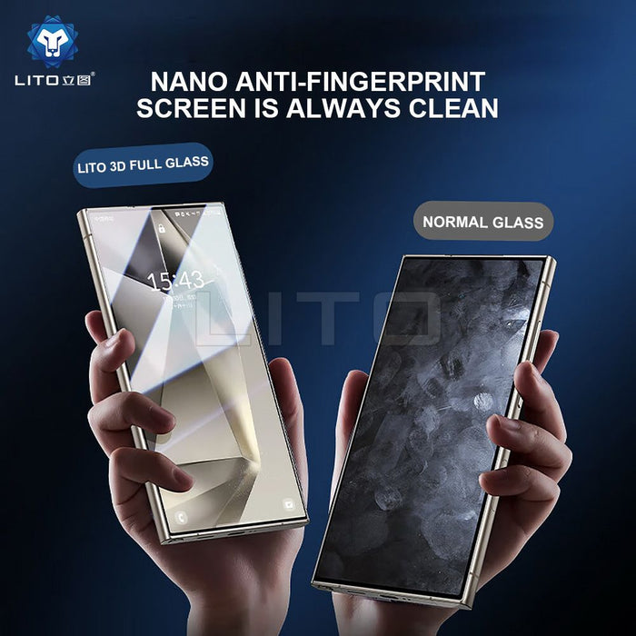 LITO 3D Tempered Glass Screen Protector for Samsung S25 -Ultra 24 ulrta