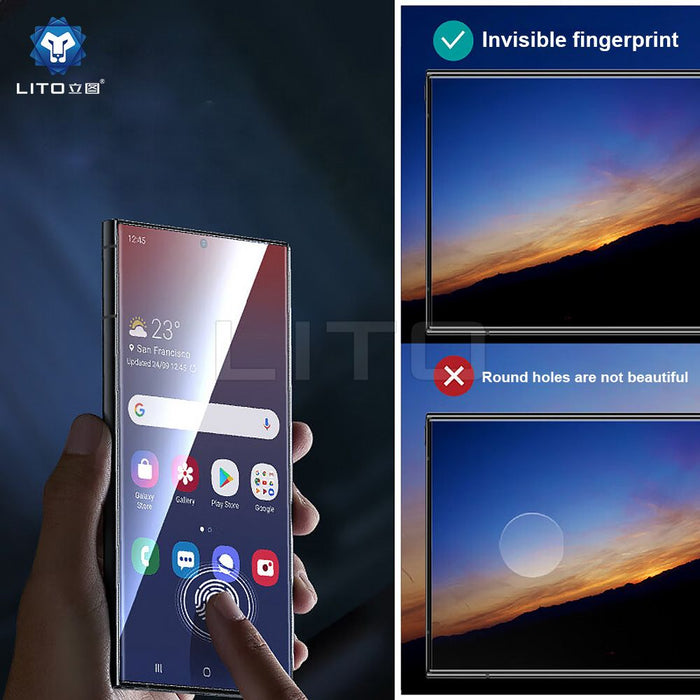 LITO 3D Tempered Glass Screen Protector for Samsung S25 -Ultra 24 ulrta