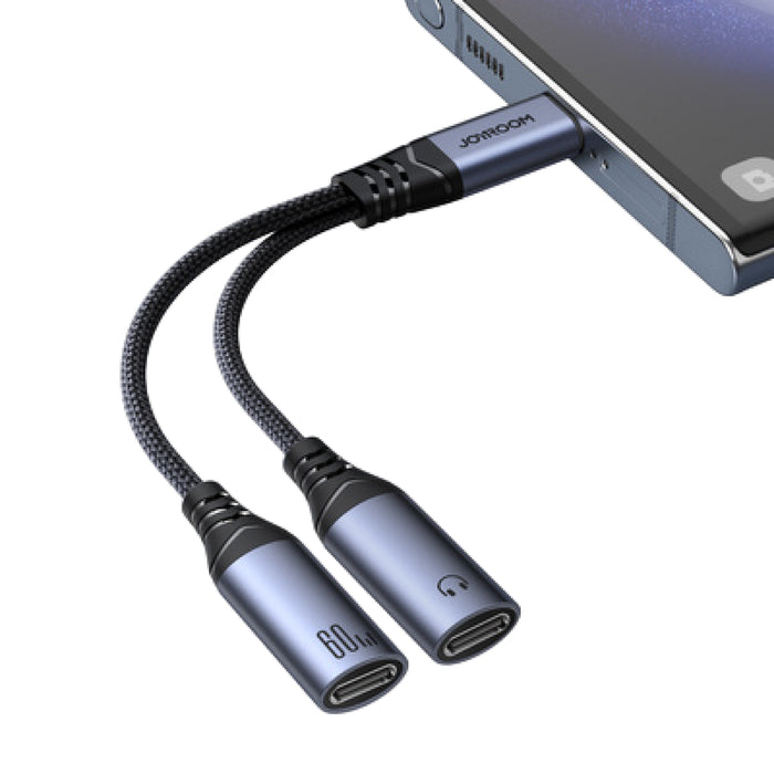 Joyroom SY-C03 USB-C to 2x USB-C 2in1 DAC adapter