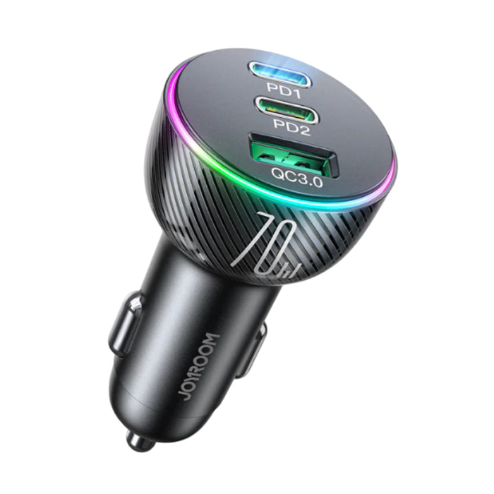 JOYROOM JR-CL26 70W Car Charger 2PD+1USB Car Charger