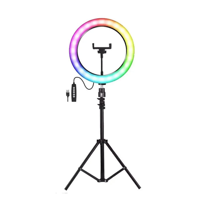 Ultimate 13-Inch RGB LED Ring Light with Adjustable Tripod