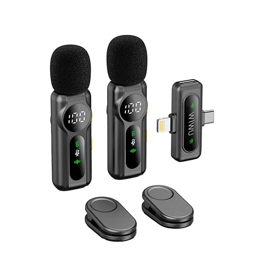 WiWU Dual Wireless Microphone Wi-WM007