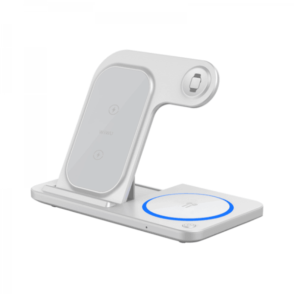 Wiwu Foldable 15W 3 In 1 Wireless Charger