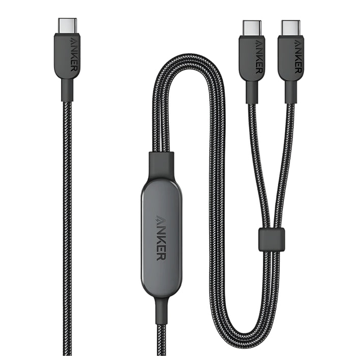 Anker 2-in-1 USB-C to USB-C Cable 4ft, 140w