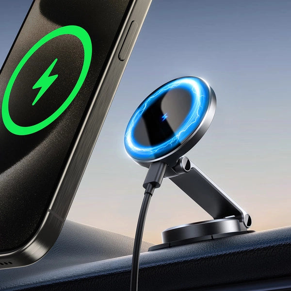 JoyRoom Foldable Magnetic Wireless Car Charger Holder